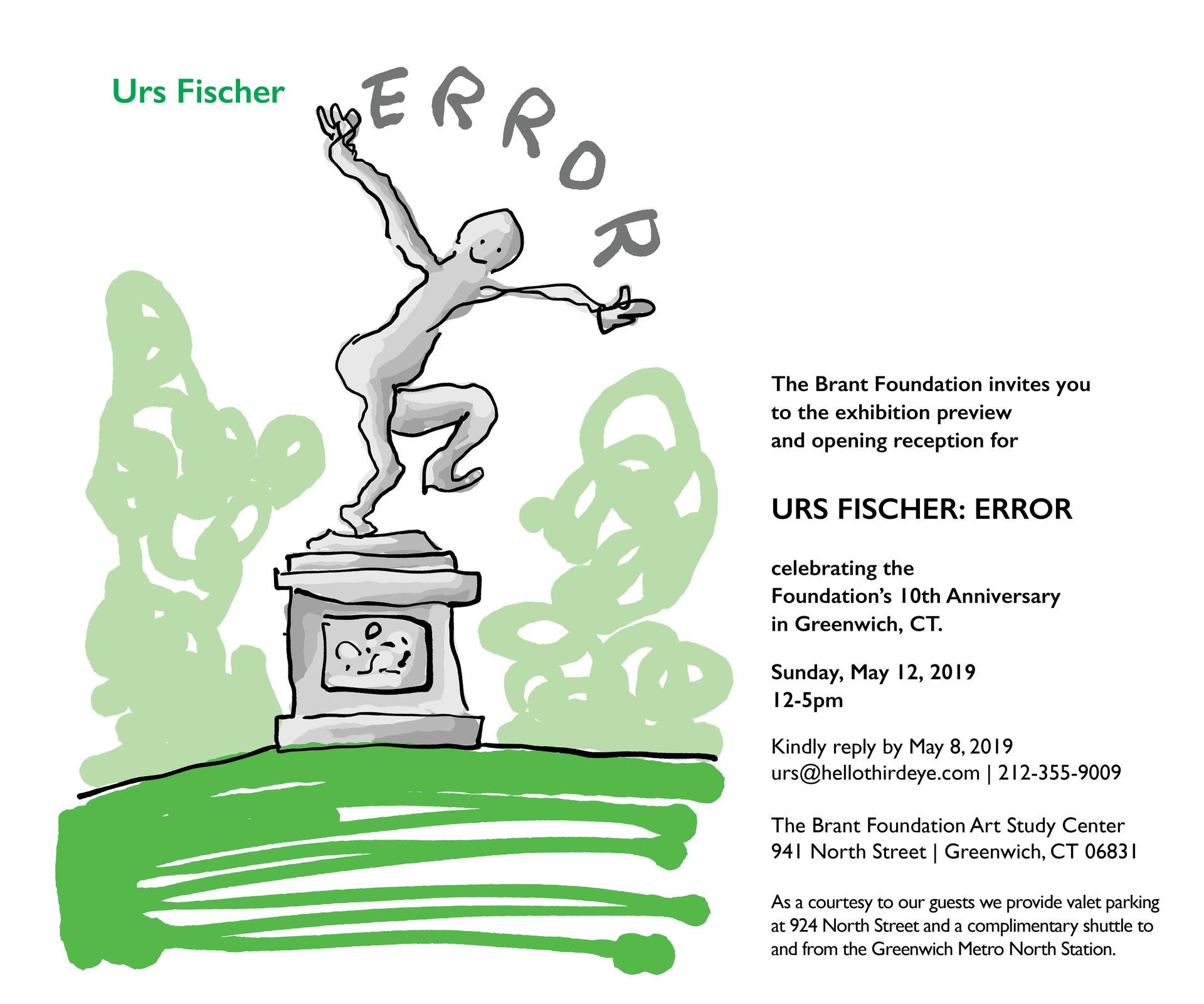 Urs Fischer: ERROR Exhibition - The Brant Foundation